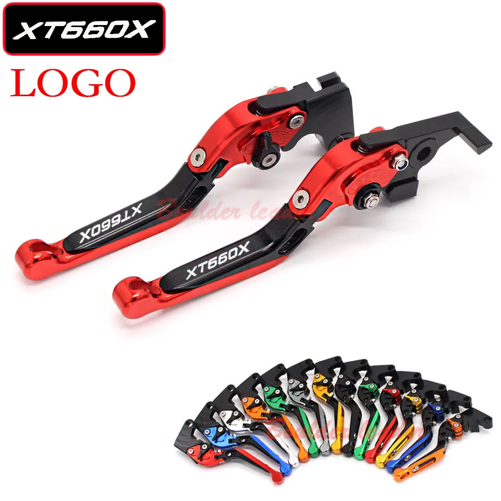 For Yamaha XT660X XT 660 X XT 660X SuperMotard 2004 - 2008 2007 2006 CNC Motorcycle Folding Extendable Hot Clutch Brake Levers