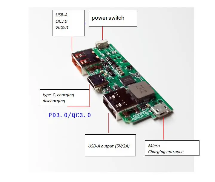 Qualcomm QC3.0/PD3.0 Bidirectional Fast Charging Mobile Power Supply Diy Package Charging Booster Board Circuit Board