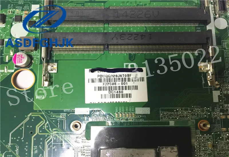 DA0U83MB6E0 For HP for Pavilion 15-N Series laptop motherboard 732086-501 DDR3 Non-integrated 100% fully tested