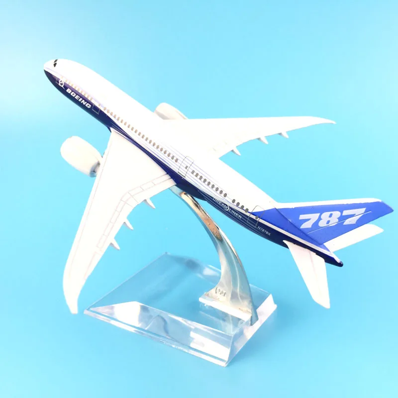 Original model Boeing 787 Airlines Aeroplane model B787 airplane 16CM Metal alloy diecast 1:400 airplane model toys Collectible