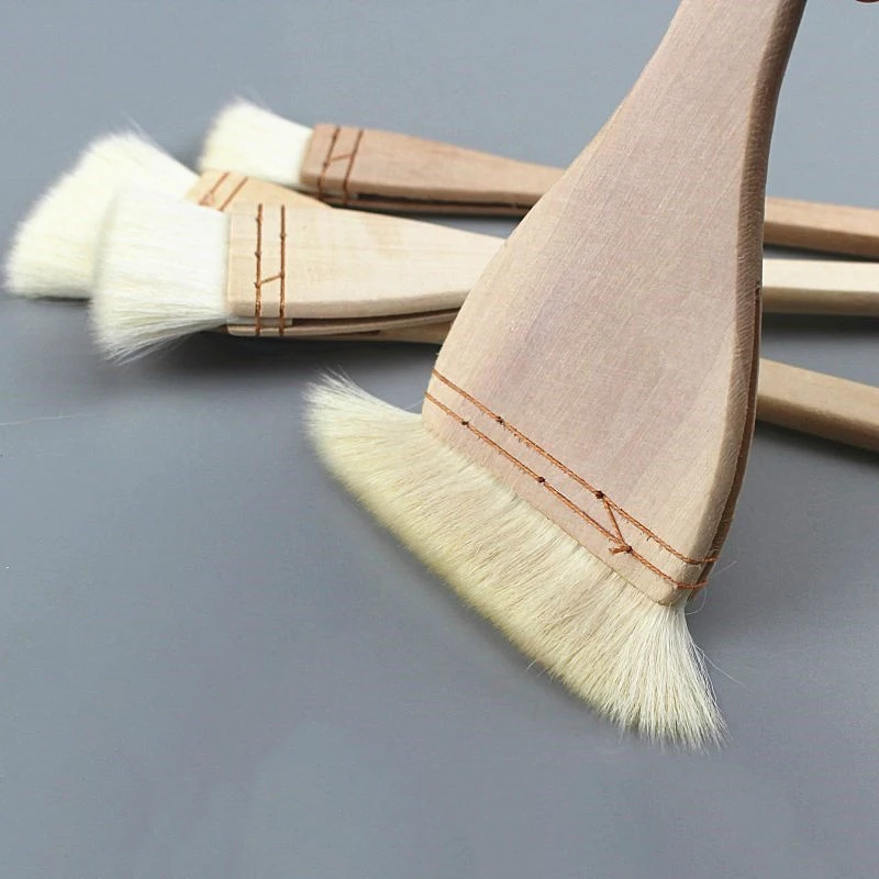 1 pcs high quality wool hair brush Wooden long handle scrubbing brush row pen Chinese painting of watercolor art supplies