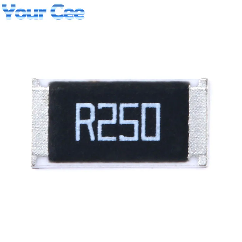 100pcs/20pcs 0.25ohm R250 2512 SMD Resistor 1W 0.25 ohm 0.25R R250 1% 2512 Chip Resistance Passive Component