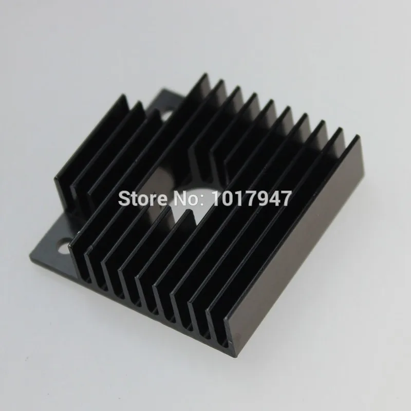 100 Pieces lot  3D Printer Aluminum Heatsink MK7/MK8 Extruder Heatsink Makerbot Fitting 40x40x11mm