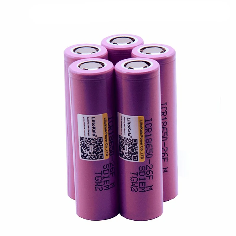 Liitokala ICR18650 - 26fm new 100% original 18650 2600 MAH lithium ion battery 3.7 V 18650 2500