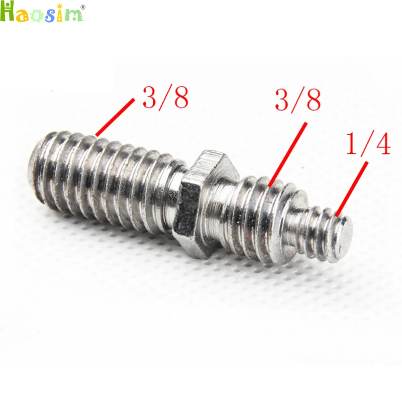 For Ball Head Tripod Monopod 1/4 or 3/8 Three Conversion Dual-Purpose Tripod Screw for Ball Head Camera Photographic Equipments