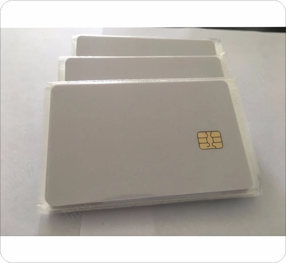 

10pcs Free shipping SLE4442 blank smart card rfid contact blank smart card