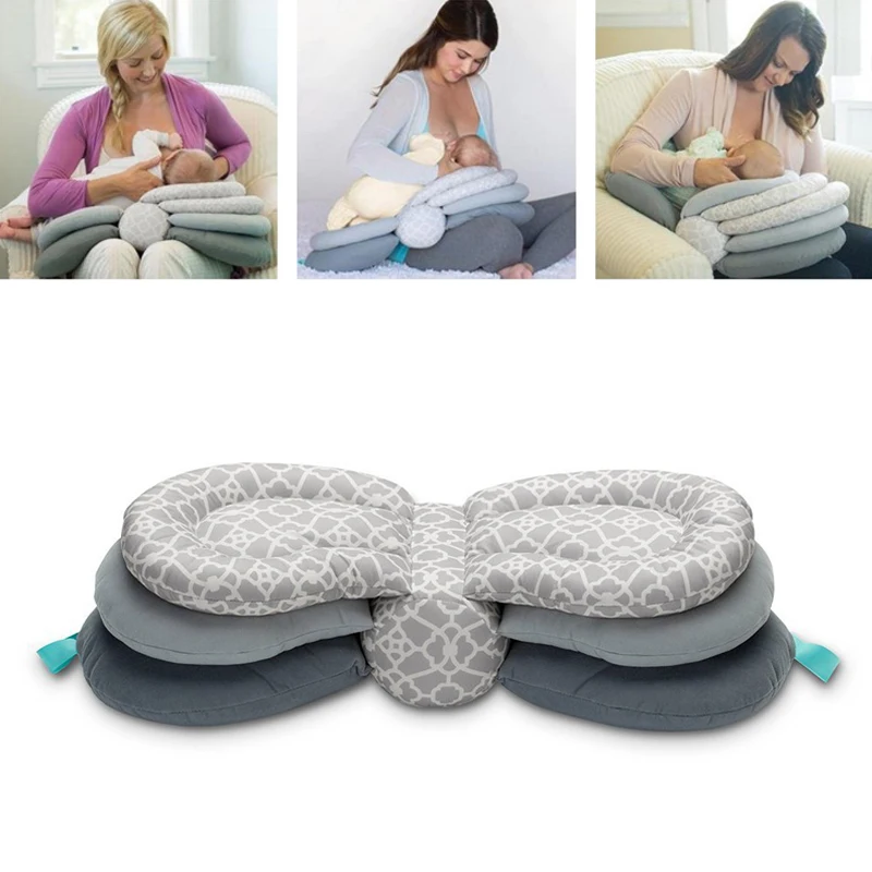 

Nursing Pillow Newborn Baby Breastfeeding Head Protection Adjustable Mother Feeding Cradle Boppy Pillows for Baby Mother B0675