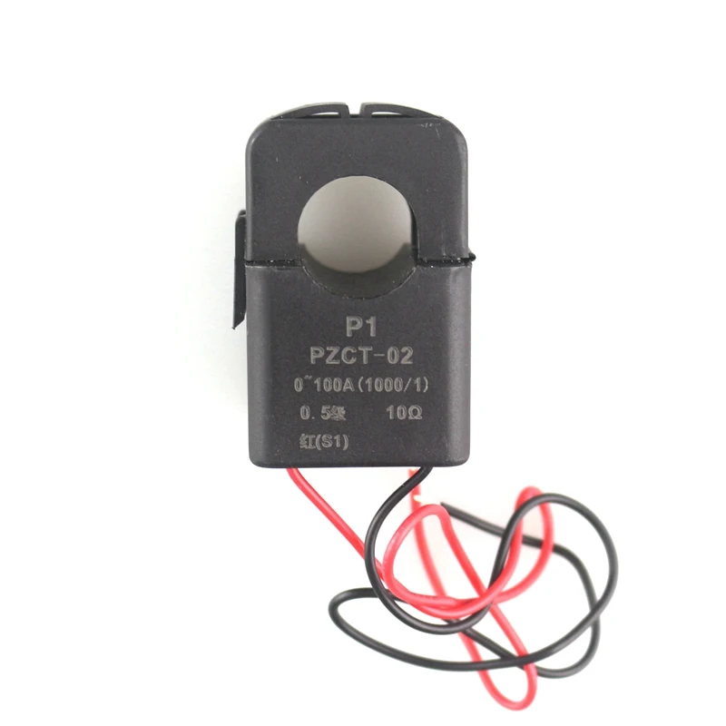 PZCT-02 Split Core Current Transformer Coil Sensor for AC 220V 380V 100A   for Digital Ammeter Energy Meter