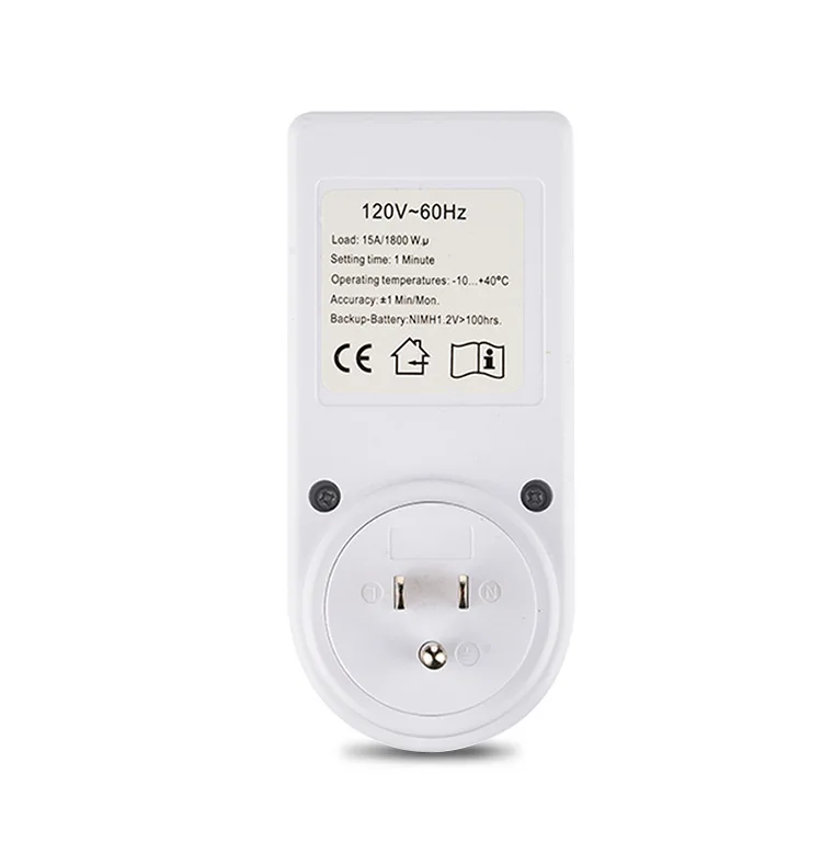 Small screen timer switch socket wholesale timer socket neutral packaging