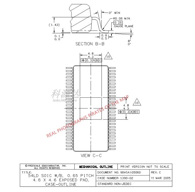 5 pçs/lote MC33887PEK SOIC54 MC33887 Em Estoque