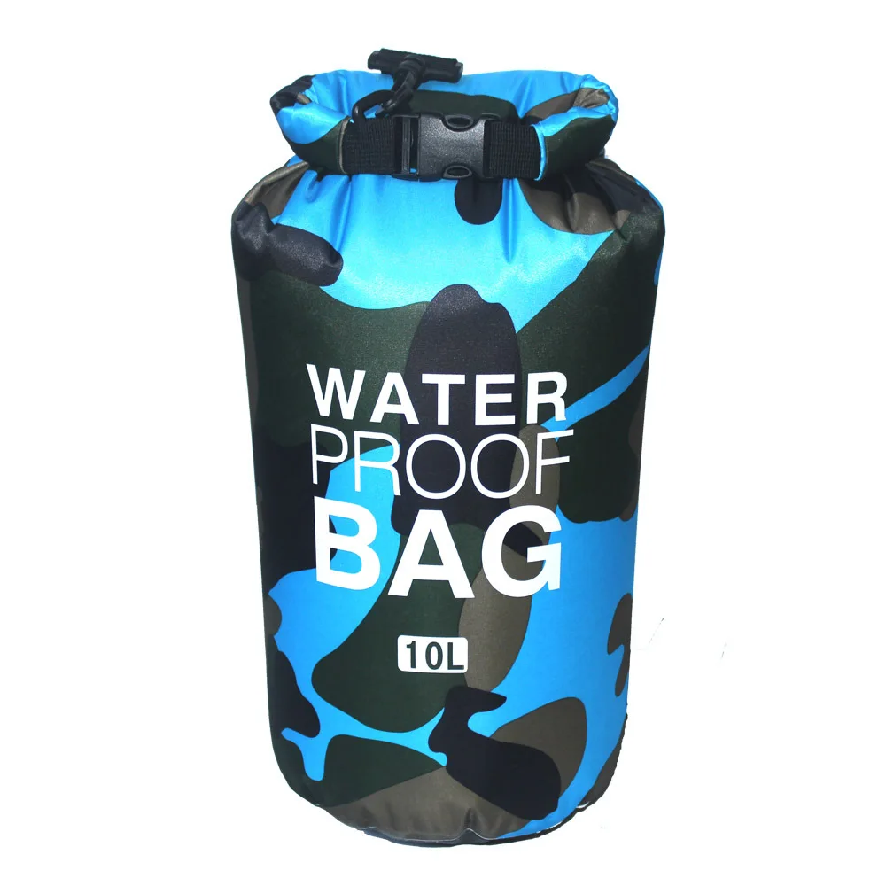 

Camouflage Polyester Waterproof Bag Men Shoulder Bucket bBag Universal Waterproof Upstream Bag Woman Racquet Sport Bags Travel