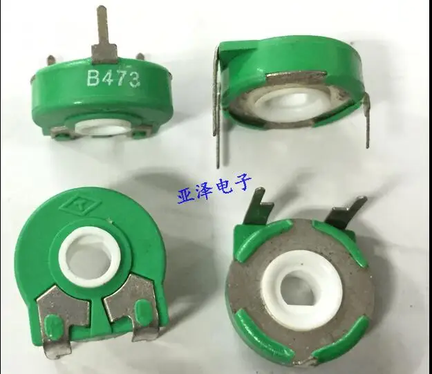 

T SpaIn PT15-47K B473 adjustable potentiometer horizontal elliptical hole rotating adjustable resistance switch