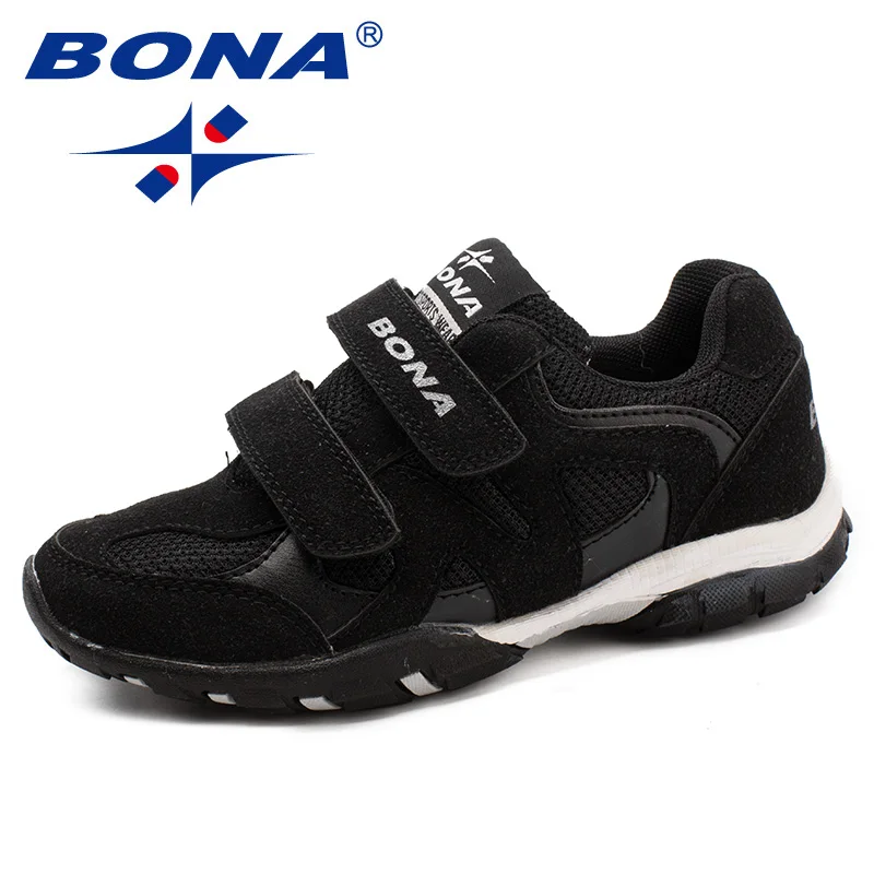 BONA New Arrival Classics Style Children Casual Shoes Hook & Loop Boys Loafers Outdoor Fashion Sneakers Light Fast Free Shipping