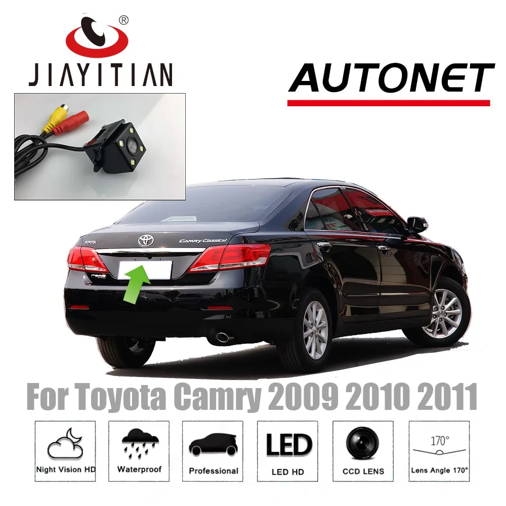 

JiaYiTian Rear View Camera For Toyota Camry XV40 2006 2007 2008 2009 2010 2011 CCD Reversing backup Parking CAM reserved hole