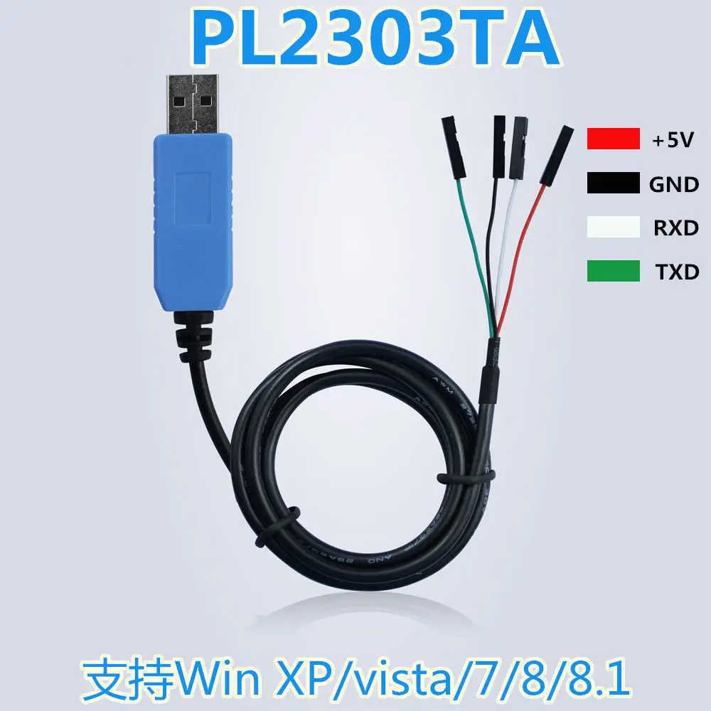 

newPL2303TA Модуль последовательного кабеля преобразователя USB TTL в RS232 для Win XP/VISTA/7/8/8