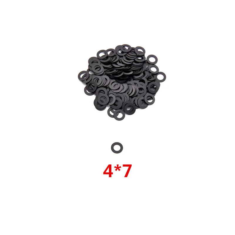 4*7mm graphite Washers 500pieces/lot Hairdressing Scissor Accessory Nylon Washers size scissor parts wahsers Factory wholesale