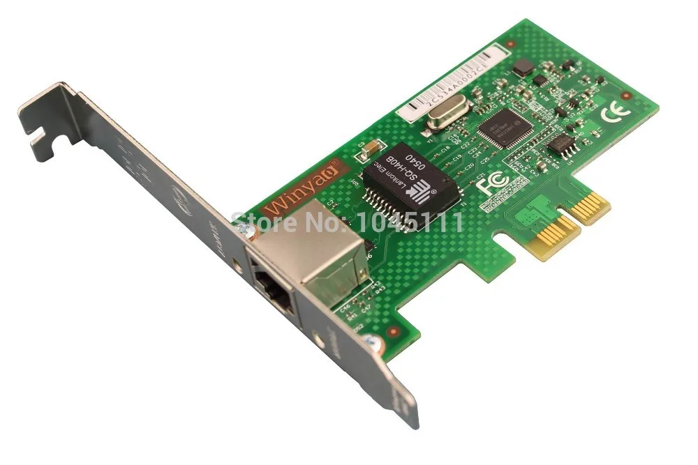 Winyao WYI210T1 PCI-E X1 서버 기가비트 이더넷 네트워크 어댑터 카드 NIC IntelI210T1 칩셋 ESXI5.5 데스크탑 82574L