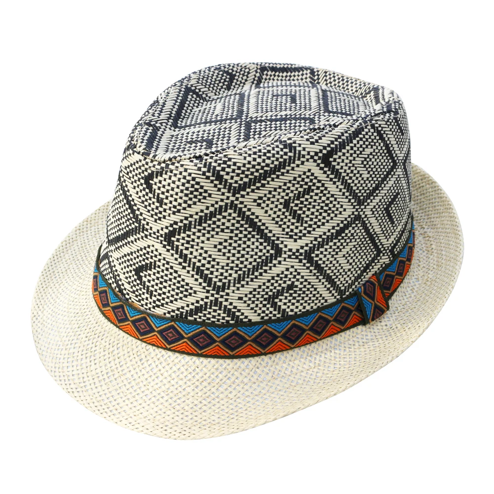 LNPBD-Sombrero de paja para hombre y mujer, sombrero elegante para el Sol, para la playa, de verano, 2018