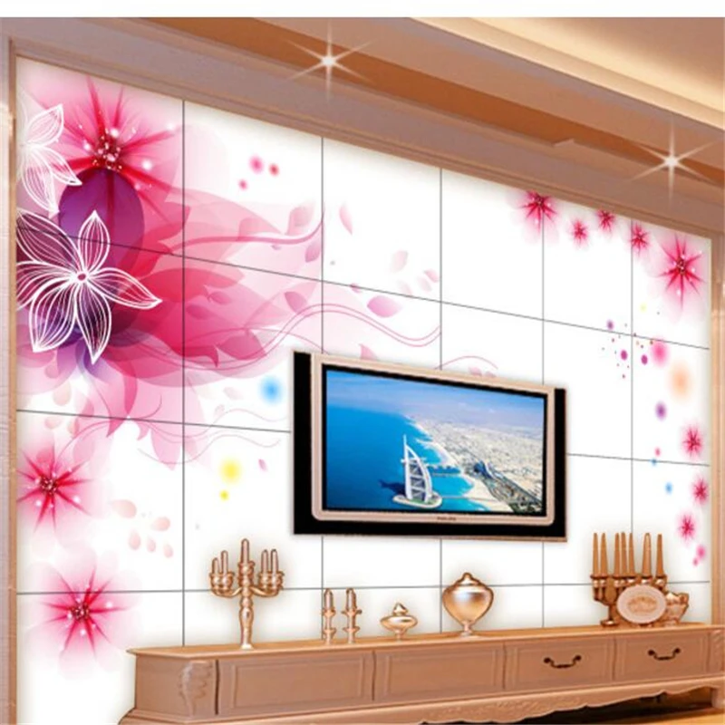 

wellyu papel de parede para quarto Custom wallpaper Dream Flower Flower TV Wall Wall Decorative Painting papel parede behang