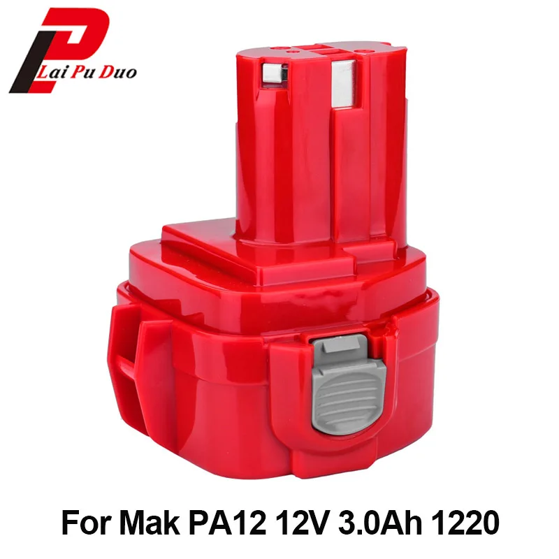 

NI-MH 3.0Ah 12V Power Tool Replacement Battery for Makita Drill192698-2 1220 193157-5 192598-2 4013D 5093D 193681-6 1201