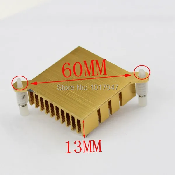 50 Pieces lot IC Chip CPU Computer Northbridge South North Bridge Cooler Cooling Heatsink 38mm x 38mm x 13mm