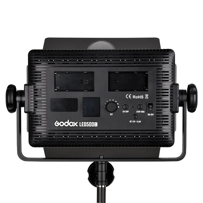 Godox 3x LED500C 3300-5600K Двухцветная светодиодная панель 500 Комплект непрерывного освещения для видеосъемки LED500W + подставка 2,8 м + адаптер