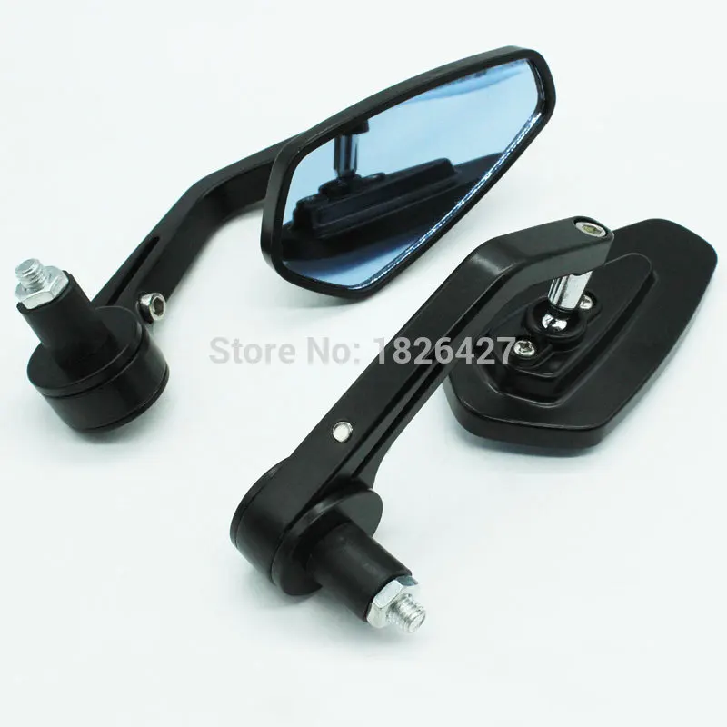 

Black 7/8"22mm Handlebar Bar End Mirrors For Yamaha Honda Suzuki Kawasaki Harley Davidson Aprilia BMW Buell Ducati KTM Triumph