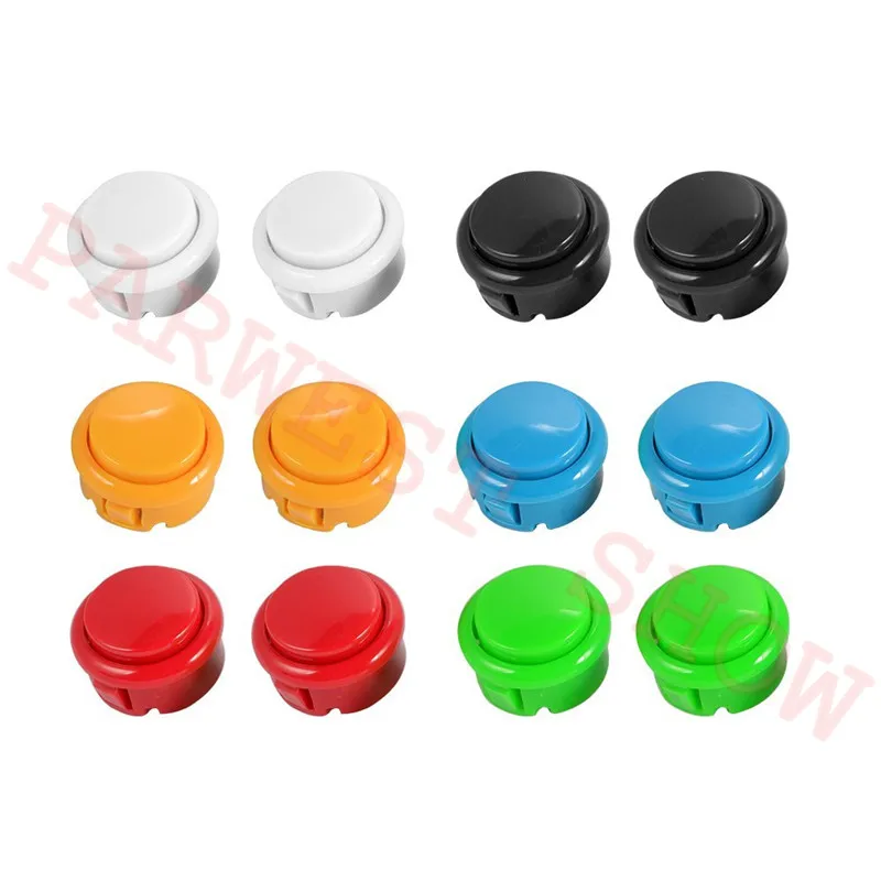 50pcs/lot 30mm Arcade Push Button Replace SANWA OBSF-30 Arcade Button To JAMMA Arcade Game Parts & PC Games DIY