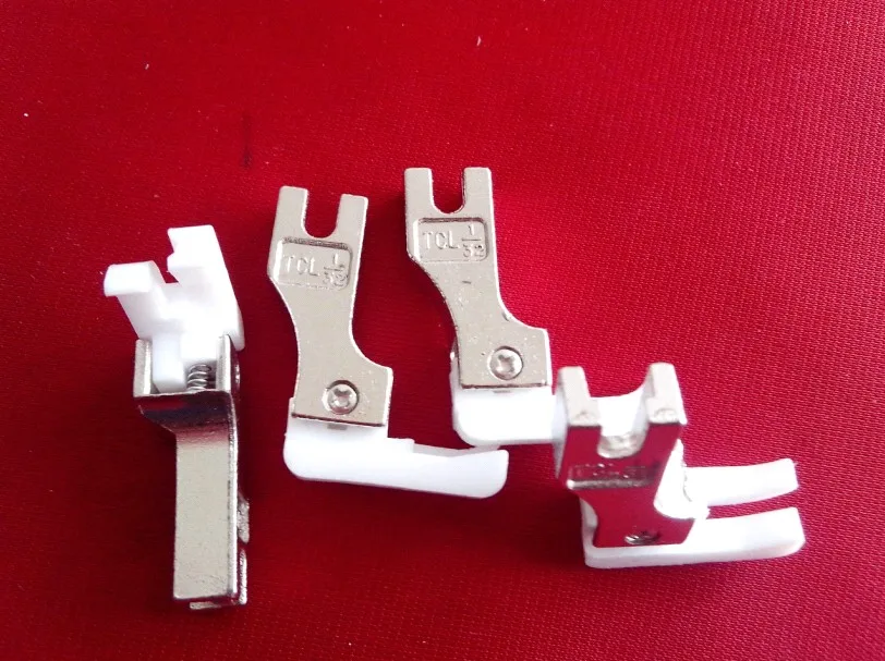 Sewing machine presser foot flat plastic stopper or presser foot TCL 1/32 plastic foot wide