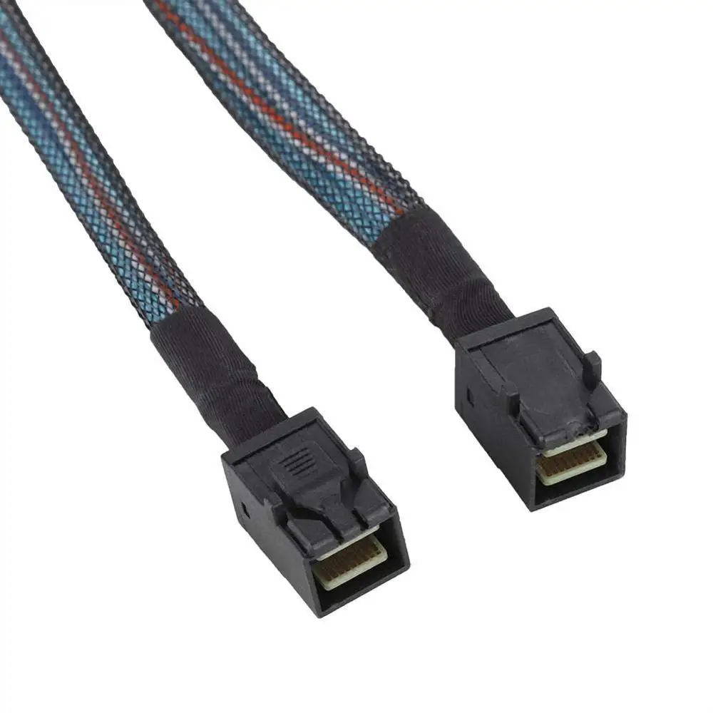 Mini-SAS cable SFF-8643 to SFF-8643 cable Comply with SAS 3.0 12G 1Meter