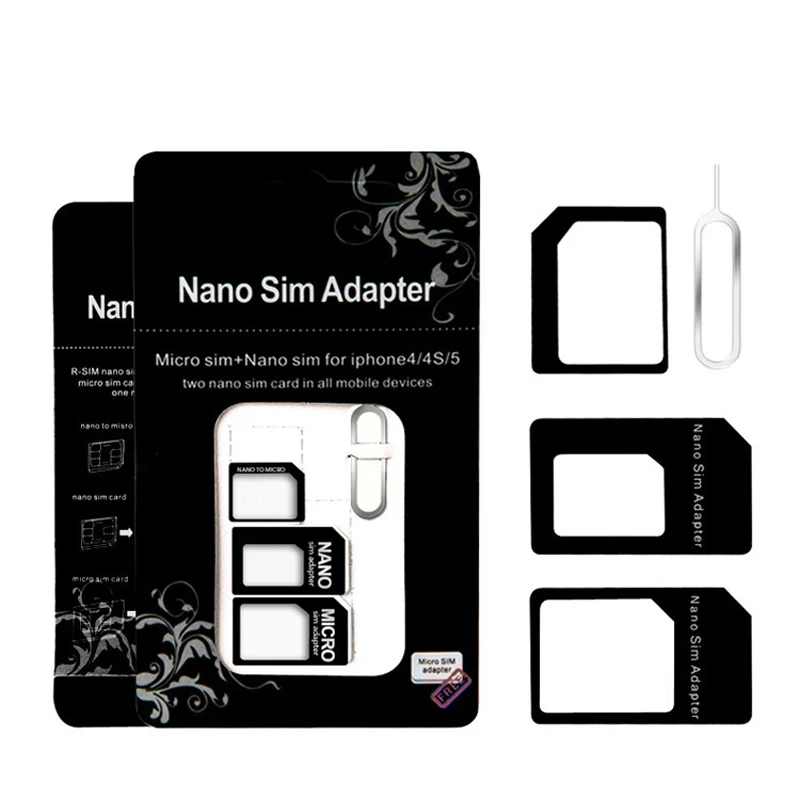 

10pcs Nano SIM Card to Micro Standard Adapter Eject Pin for iphone 4 4S 5s 5 6 6S 7 Samsung s7 xiaomi redmi note 3 pro Wholesale