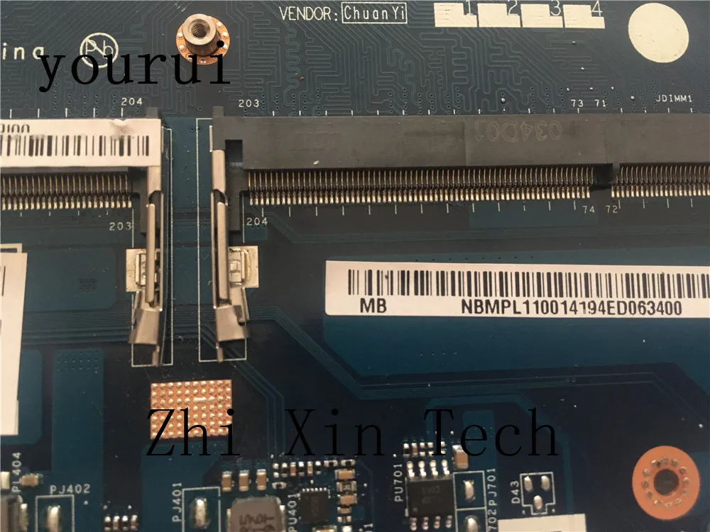 yourui NBMPL11001 NB.MPL11.001 Z5WAL LA-B211P Mainboard For Acer Aspire E5-511 Laptop Motherboard With N2930u CPU DDR3