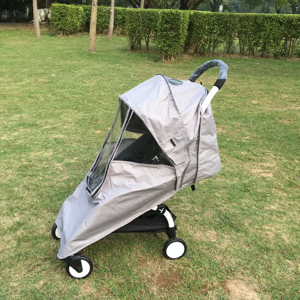 stroller accessories 100% waterproof rain cover wind dust shield with zipper open for Babyzen YOYO YOYA