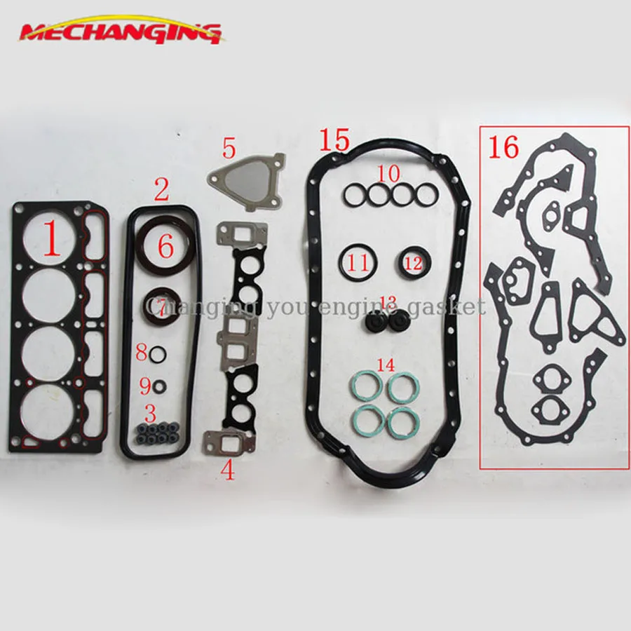 

customized LOGO 7K for TOYOTA TOWN ACE BOX 1.8L Full set Head Gasket kit engine shim 04111-06012 50209100