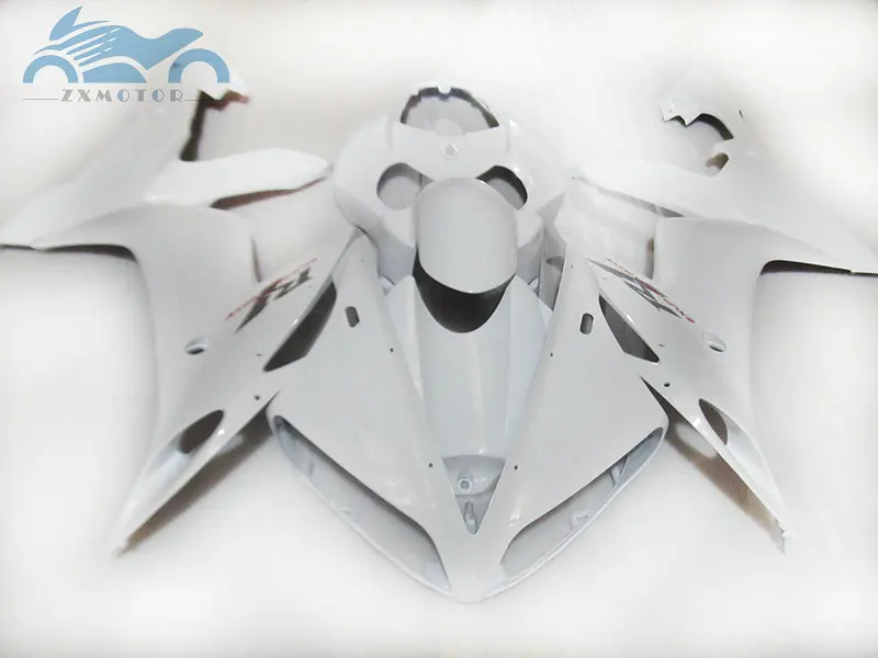 High grade Injection motorcycle fairing kits fit for YAMAHA 2004-2006 YZFR1 04 05 06 YZF R1 white plastic fairings kit NY07