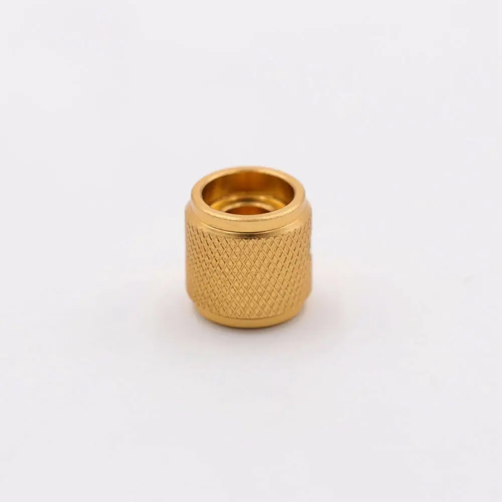 1pc 13x13mm cnc bearbeitetes massives Aluminium Zeiger knopf Knopf kappe für Gitarren verstärker dac cd Radio Potentiometer Lautstärke regler – Detail 2