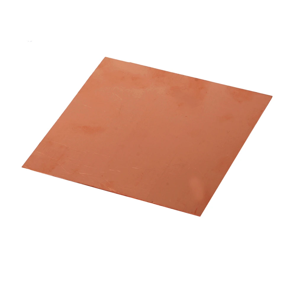 Premium 100x100x2.0mm DIY Copper Shim Heatsink thermal Pad for Laptop GPU CPU VGA Chip RAM  and LED Copper Heat sink