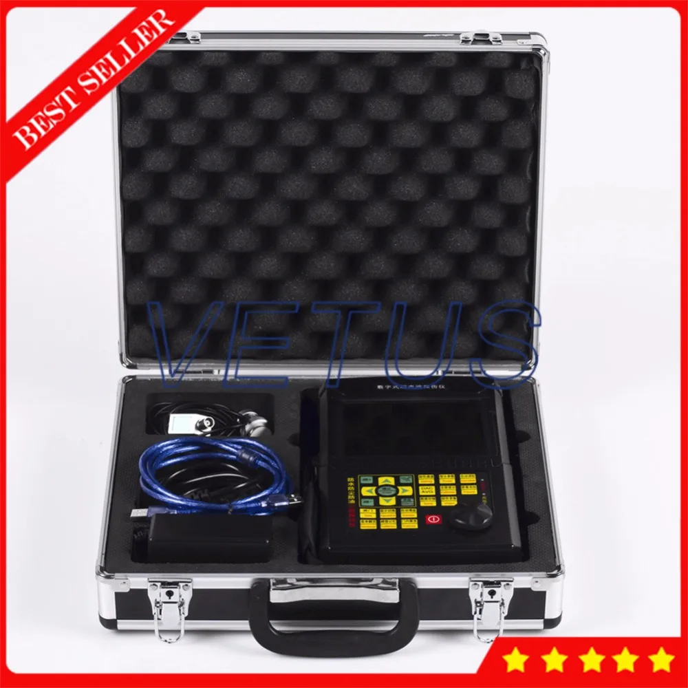 Leeb510 0~6000mm Portable Digital Ultrasonic Flaw Detector with 26 million colors ultra-bright display