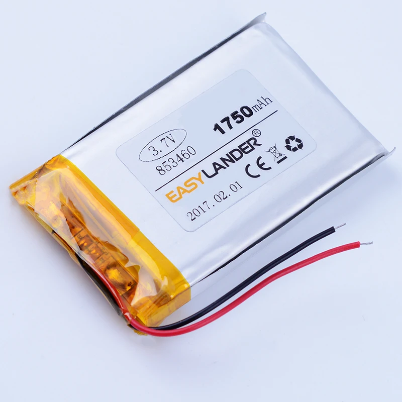 Batterie lithium-ion aste, polymère, 853460, 3.7V, 1750mAh, 853559 24.com