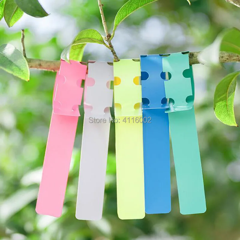 

10000 Pcs Plastic Plant Tree Tags Garden Plant Lables Plant Hanging Tags Wrap Around Nursery Garden Labels Large Writing