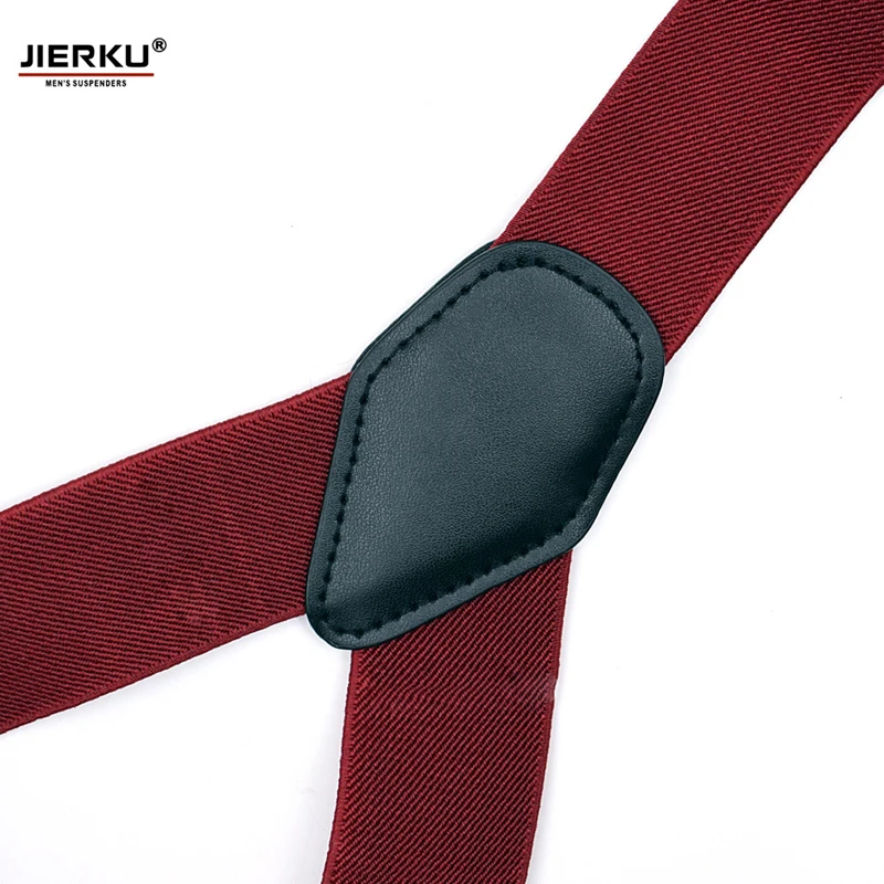 Knöpfe Hosenträger Herren Hosenträger Unisex Schwarz Leder Hosenträger Neu Y-Back Ligas Tirantes 3,5*120 cm 7 Farben Neu – Detail 4