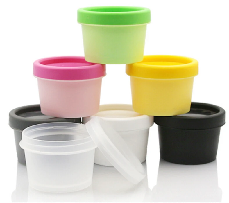 

100ml gel packaging containers, cosmetic case 100g plastic mask cream jars, powder bottles 500pcs