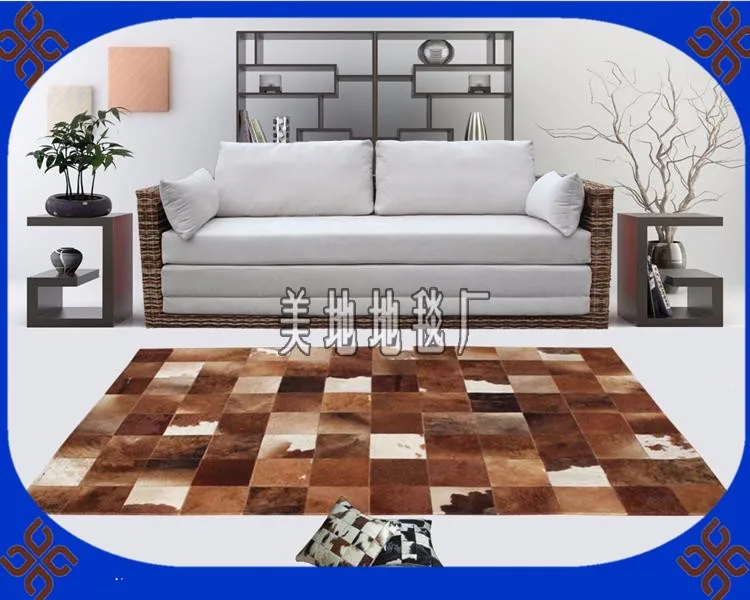 

2018 free delivery 100% natural cowhide leather waterproof dog rug