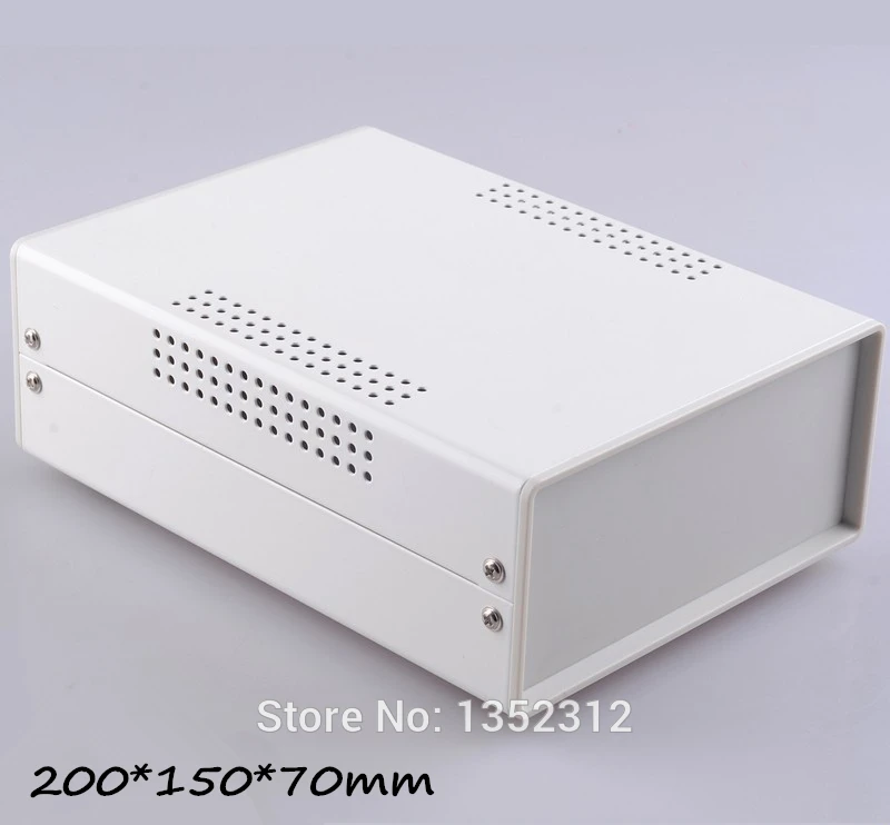 One pcs 150*70*200mm white iron enclosure for electronic iron project box junction box instrument box outlet junction box