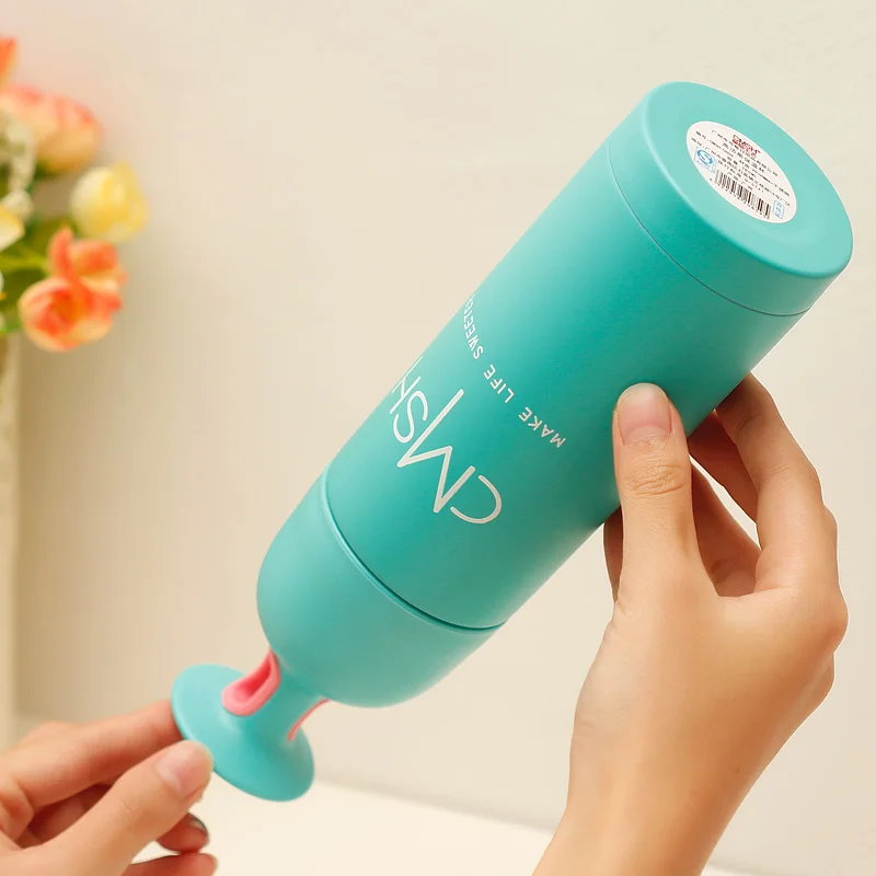 Stainless Steel Vacuum Cup Wine Glass Cup Portable Thermos Cup Water Bottle Office 380ml Top Quality Creative Household Cup image 4