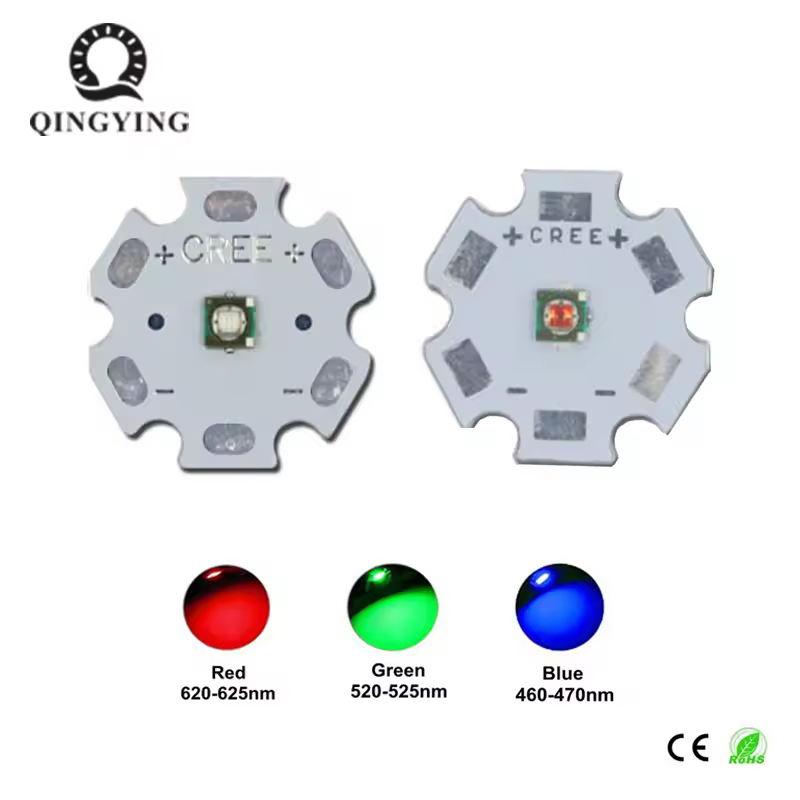 LED de alta potencia CREE XPE XP-E R3 3W 3535 SMD, rojo, azul, verde, amarillo, UV395nm, IR850nm, rosa, azul hielo, para bricolaje, 10-50 piezas