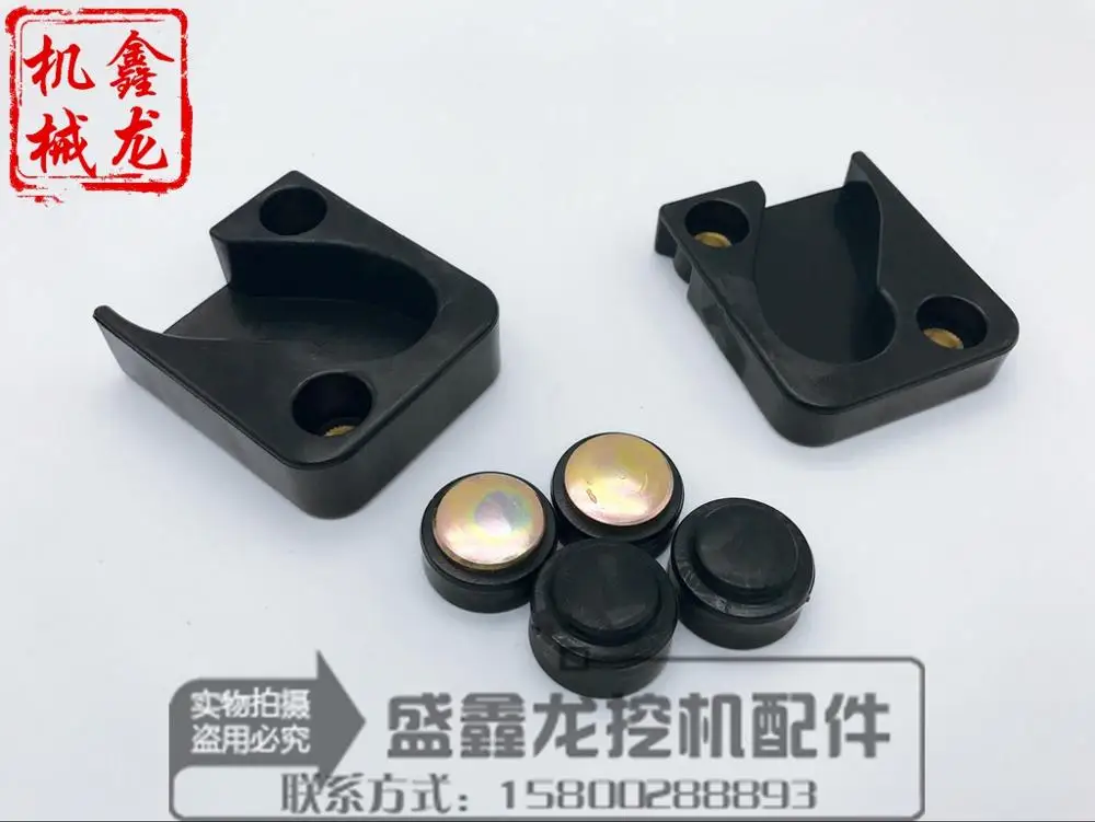 

Excavator accessories Front stop Glass pulley Track Limit block Applies to: Komatsu PC110 130 200 360-7