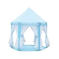 one blue tent