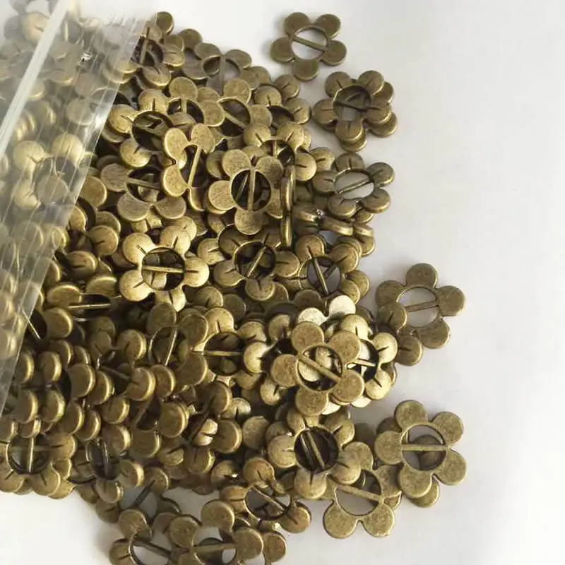 Onebeading Slider Flat For Bracelet Necklace Cord Beads Watch Chain Beads DIY Accessory 16mm Hole:6mm 50pcs K05301