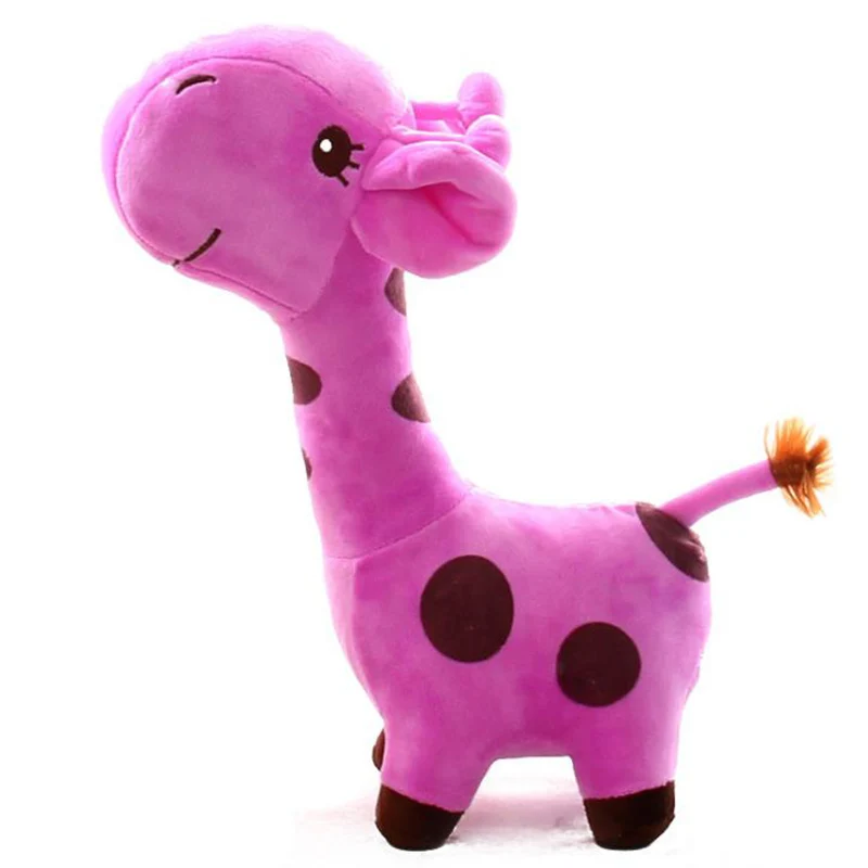 18*8CM New Kawaii Plush Giraffe Stuffed Animal Cartoon Doll Soft Cute Plush Funny For Kid Baby Children\'s Birthday Gift Toy